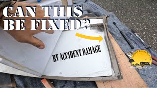 Is It POSSIBLE To FIX A CRUSHED RV DOOR | RV Accident Repair