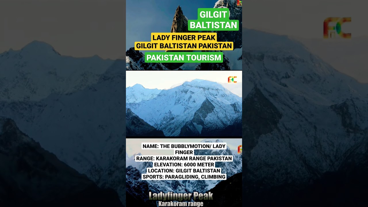 Lady Finger Peak( Bubbly motion| Karakoram Range| Gilgit Baltistan Pakistan| Paragliding & climbing