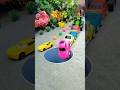 Farming tractor pushing pink yellow Green And red capit #jcbtoy​ #jcb​ #jcbjcb​ #jcbvideo​ #vairal​