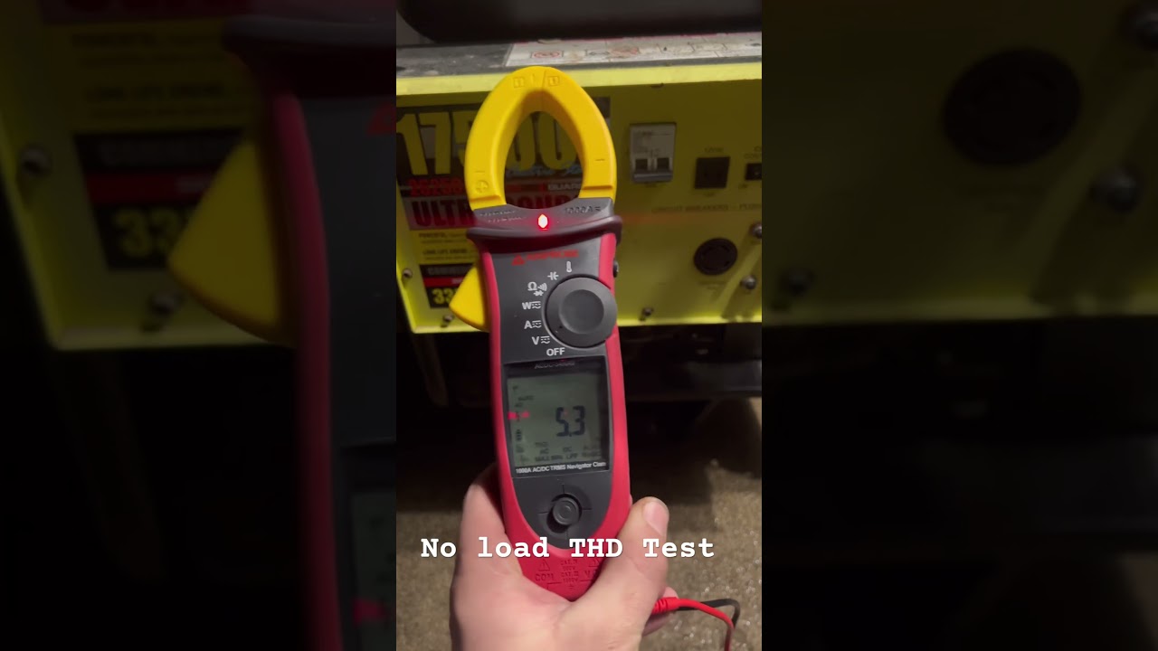 Generac 17500 Ultra Source THD Test 