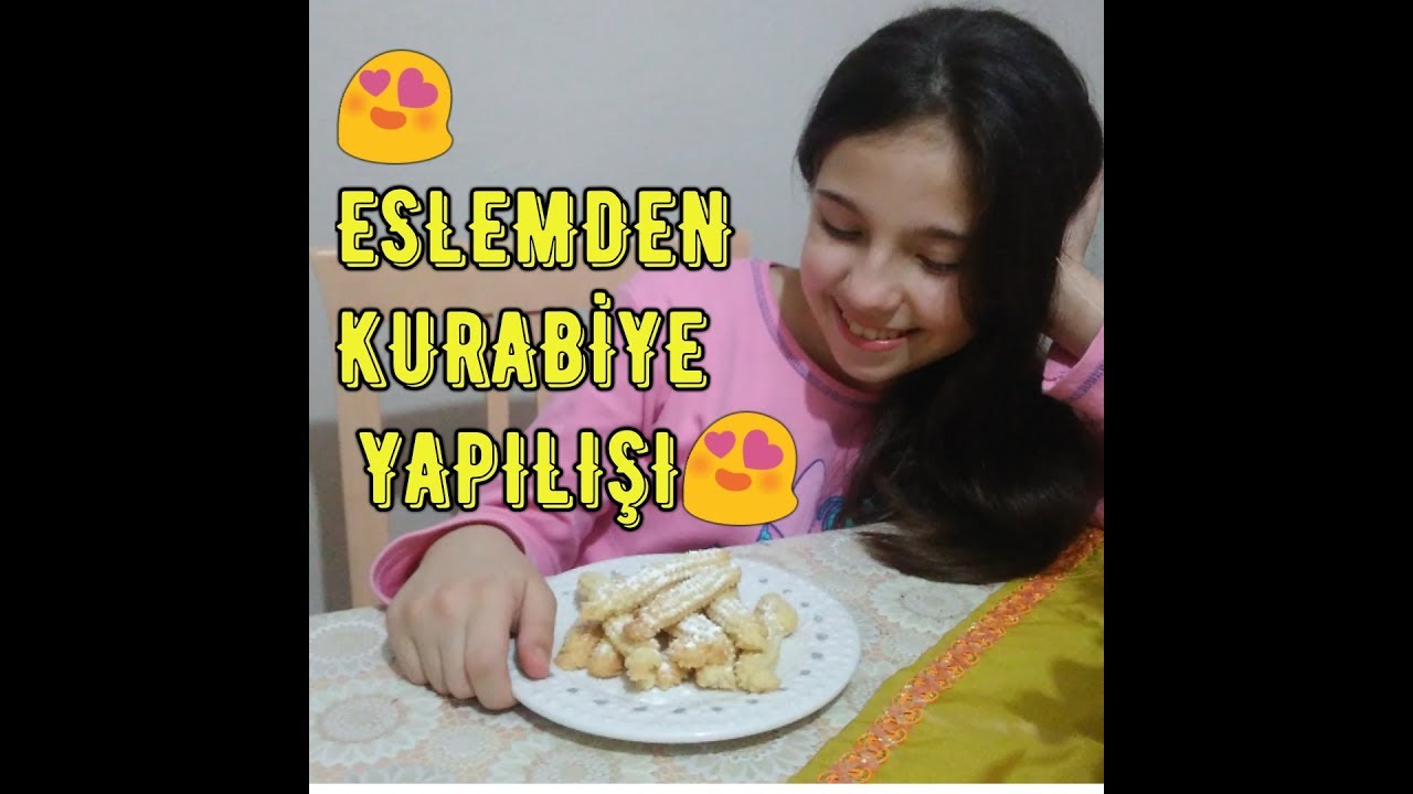 💕Tırtıl Kurabiye Nasıl Yapılır?(tatlı kızımın ellerinden) 💕(dikişe az
