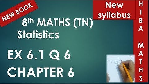 8th maths chapter 6 exercise 6.1 question 6 tn samacheer hiba maths