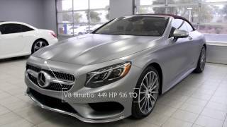 2017 S550 Convertible Soft Top - designo Magno Alanite Grey Mercedes-Benz S-Class S550 screenshot 1