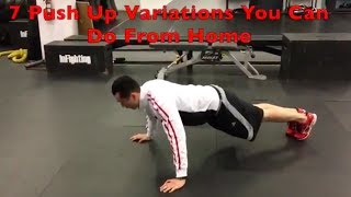 7 Push Up Variations You Can Do From Home