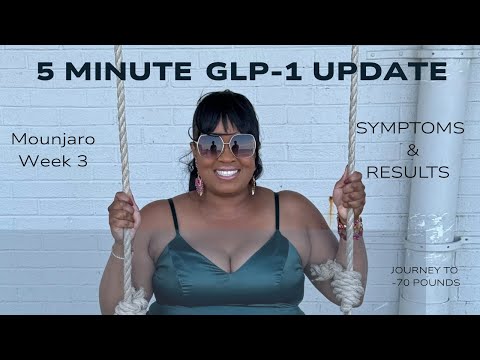 week 3 tirzepatide Week 3 Mounjaro (Tirzepatide) Update| Slow Loss, Big Goals + What's Next!
