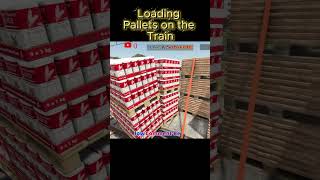 Loading Pallets on the Train in FS25