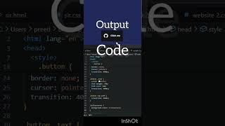 Button animation in HTML CSS.. #coding #frontendcourse #webdesign #htmlcss