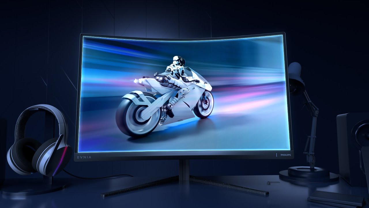 5000r Monitor Philips Evnia 5000 Gaming Curved Monitor, 27