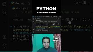 Python - How to check Palindrome number - Interview Question