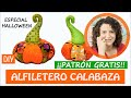 ALFILETERO CALABAZA | Especial HALLOWEEN | (Patrón gratis)