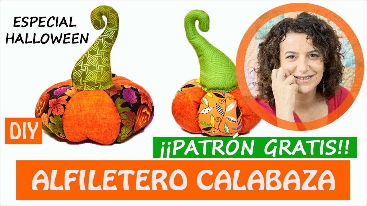 ALFILETERO CALABAZA | Especial HALLOWEEN | (Patrón gratis)