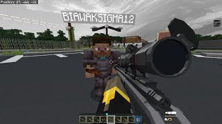 Gzero Dev Edition Multiplayer Hit Test Minecraft Bedrock 3D Addon Gun Download