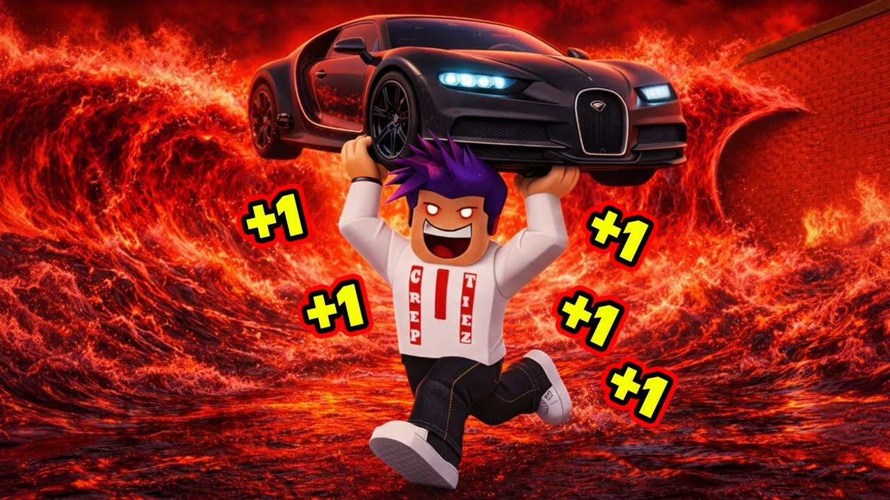 كل ثانية تزيد سرعتي حصلت اندر سيارة من التسونامي لعبة roblox !!