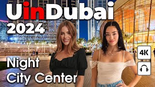 Dubai Live 24/7  Amazing City Center  [ 4K ] Walking Tour