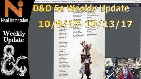 D&D Weekly Update-Xanathar