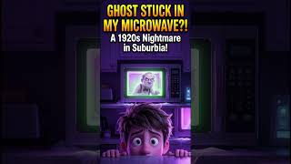 Ghost Stuck in my SMART Microwave?! 👻🔥 #shorts #storytime