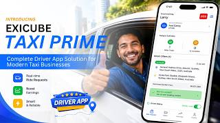 Exicube Prime Taxi | Driver App Demo (White-Label Fleet Software) screenshot 1