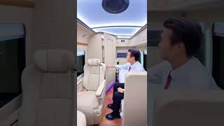 Toyota Coaster 12-seater luxury business van #ToyotaCoaster #LuxuryBusinessVan