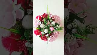 Букет из пенных роз,  гортензии и тюльпанов. Арт. на Wildberries 232585448 #flowers #handmade #diy