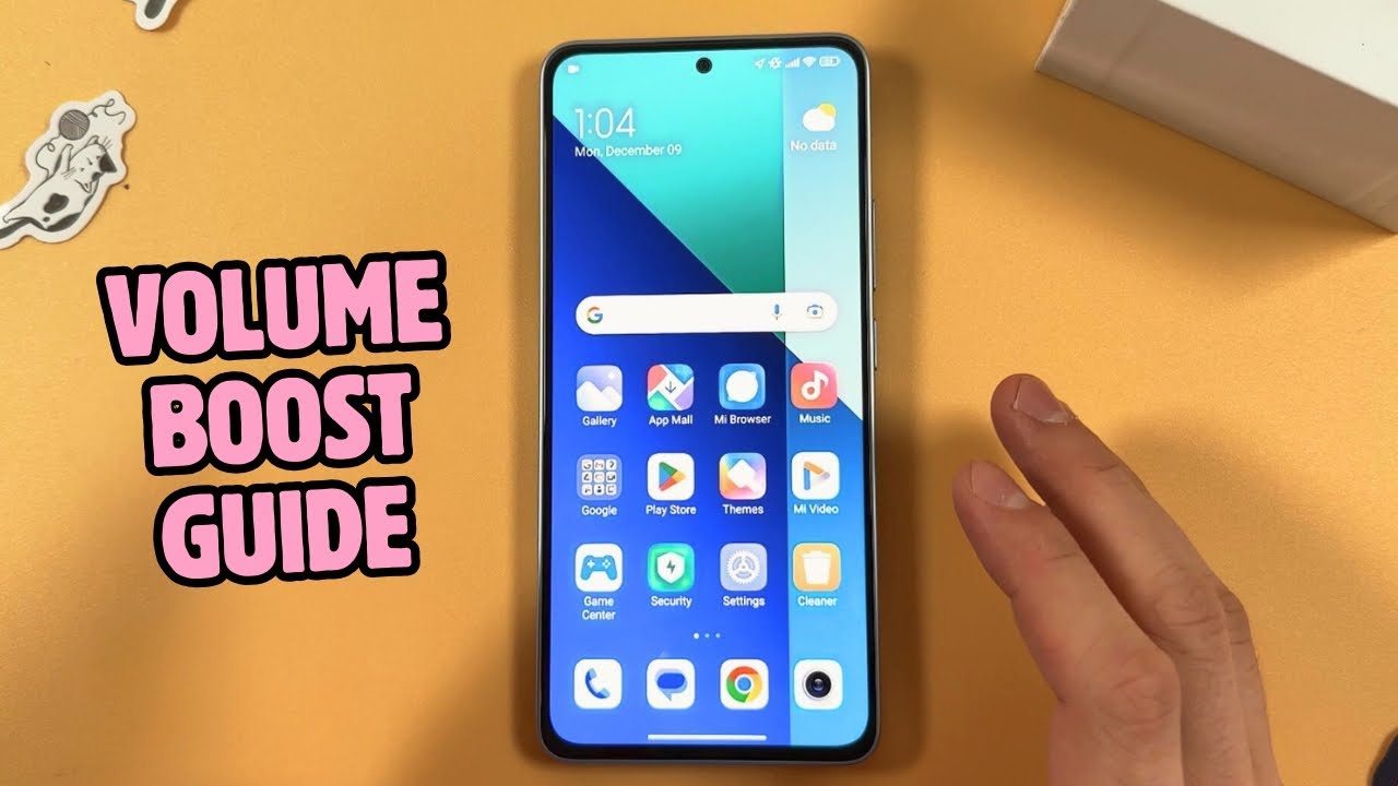How to Increase Volume on Redmi Note 13 Using an App - YouTube