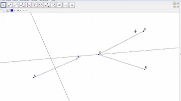 GeoGebra Tutorial: bisectors