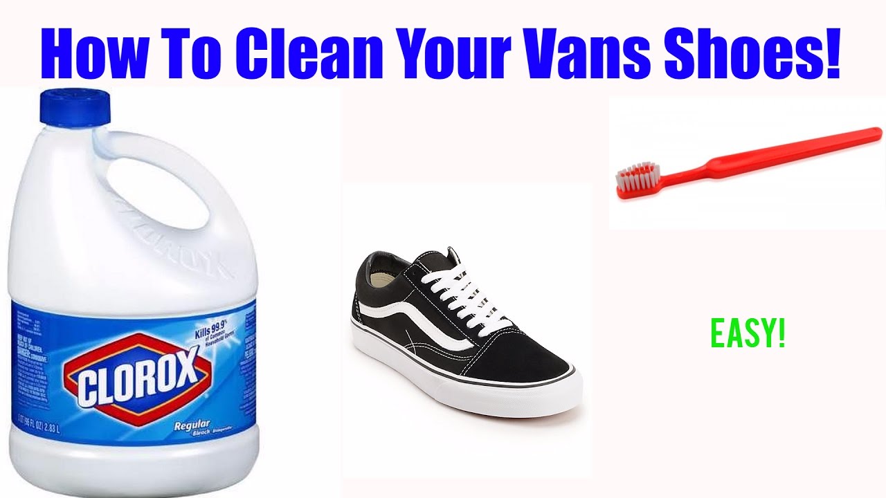 how to clean your vans shoes