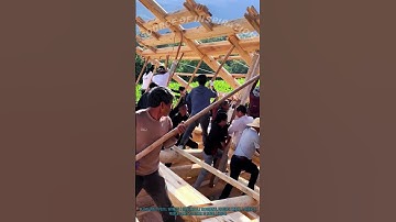 Traditional House Raising: A Marvel of Teamwork