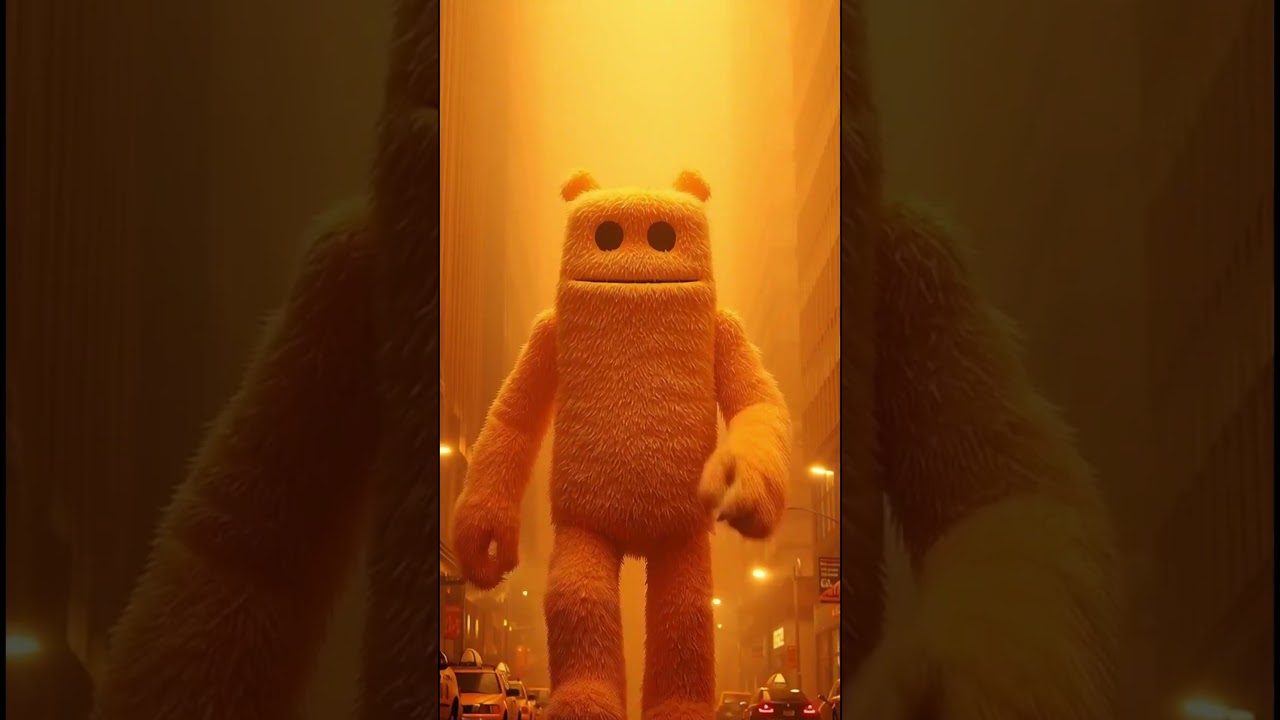 Giant Fluffy Monster in New York City 🐾🗽 Epic Cinematic 8K | Colossal Creature Walks NYC