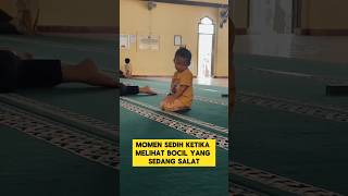 Momen Sedih Ketika Melihat Anak Sholeh Lagi Sholat Sambil Nangis sedih nangis sholat momenharu