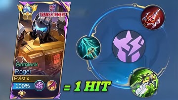 ROGER GOD MODE IN THIS NEW META BUILD AND EMBLEM 2025 (MUST TRY) | MLBB