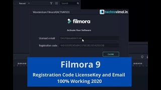 Filmora9 How To Crack Filmora 9 With Activated Key 2020. How To Remove Watermark In Filmora 9.