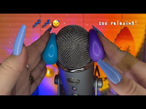 ASMR Sleep in 15 Minutes 😴| slime on mic, stress balls, tapping, textured sounds