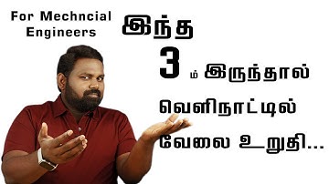 3 #rules to get #abroadjobs For #mechanicalengineers | MEC Groups | Kabilan Kumaravadivel |