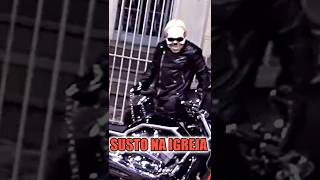 Motoqueiro Fantasma encontrou ele na igreja e .. Ghost Rider Prank