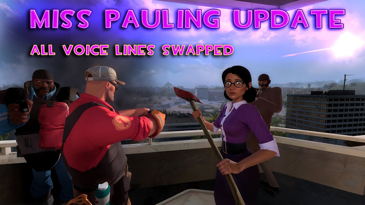 Left 4 Dead 2: Team Fortress 2 Characters Voice Sounds Addon - Miss Pauling Update
