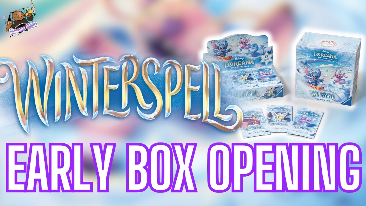 Winterspell Early Box + Trove Opening - Disney Lorcana New Set 11 Preview