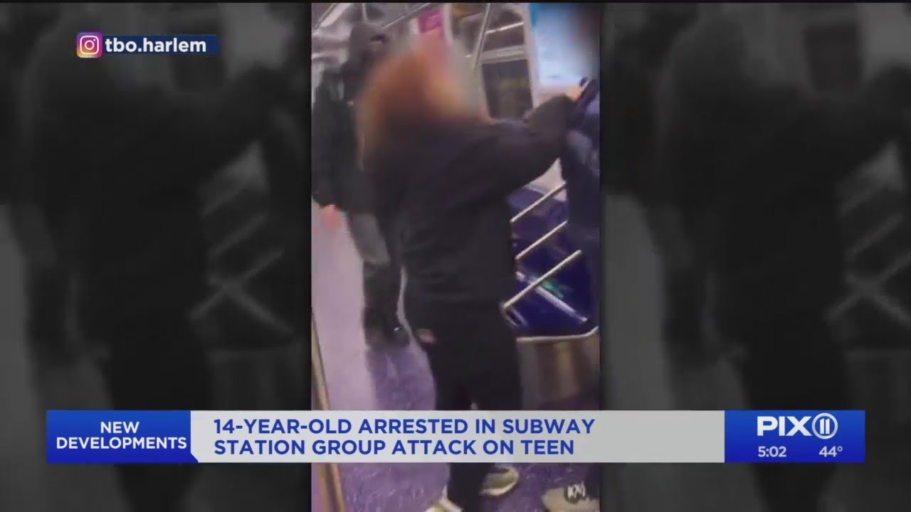 14-year-old arrested in subway attack on teen: sources