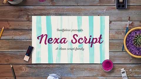 Nexa Script Font Download