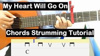 Celine dion my heart will go on guitar lesson chords strumming
tutorial lessons for beginners. how to play guitar.
