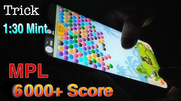 MPL BUBBLE SHOOTER HACK TRICK | Increase Your Old Score 6100 + Trick By Shivam Kushwaha