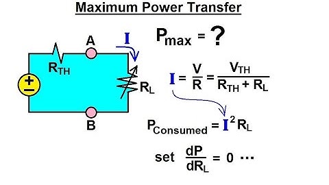 Electrical Engineering: Ch 4: Circuit Theorems (27 of 35) Maximum Power Transfer