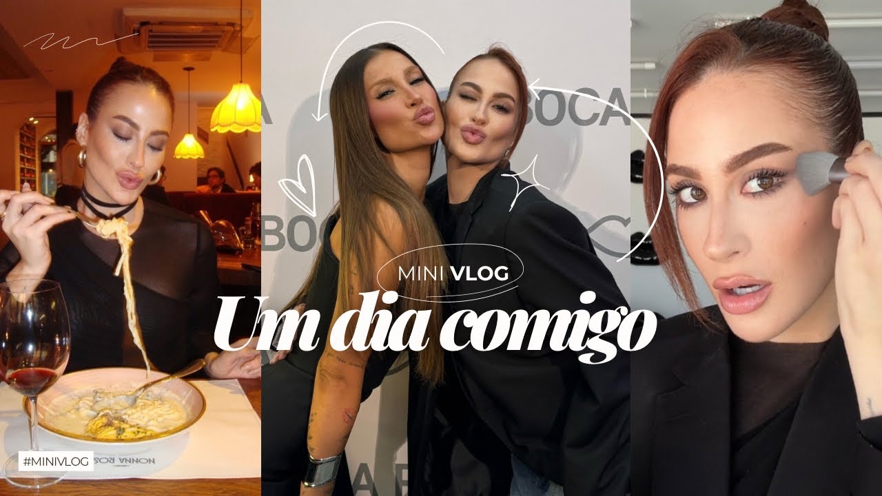 Um dia Comigo | escritório BOCA ROSA + JANTAR 