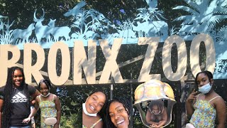 SHAN  ZENZEN FROM JAMAICA VISITED THE BRONX ZOO WITH HER DAUGHTER