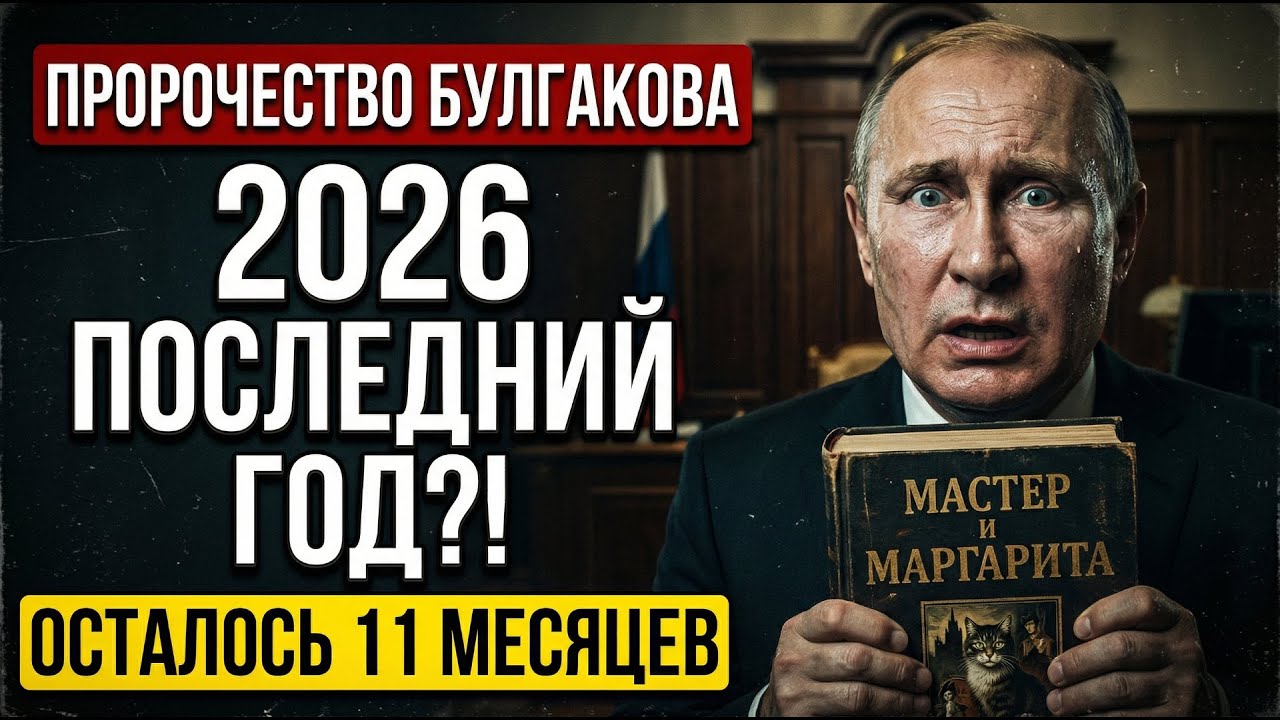 2026 ГОД: Пророчество БУЛГАКОВА СБЫВАЕТСЯ! Мы в опасности?!