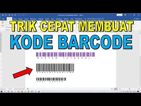 Cara Membuat Kode Barcode di Microsoft Word - New