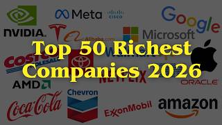 Top 50 Richest Companies in the World by Market Cap – March 2026 Edition