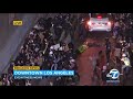 Protesters, police face off in downtown LA | ABC7