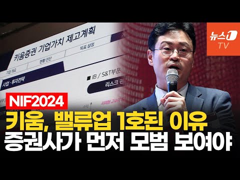 ‘밸류업 1호’ 키움증권 “증권업계 밸류업 선제 참여 필요…모범 보여야”
