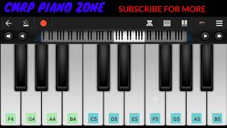 Badshah Jugnu Song Instrumental Cover On Walk Band Mobile Piano App. By Cmrp Piano Zone