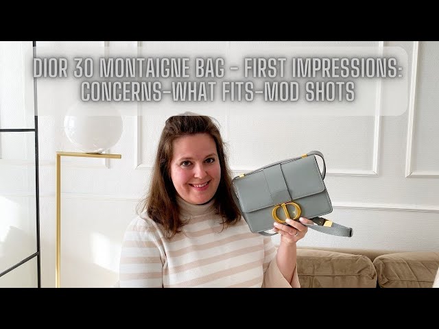 Dior 30 Montaigne East West Bag with Chain Unboxing: what fits in it and  Dior shopping experience 